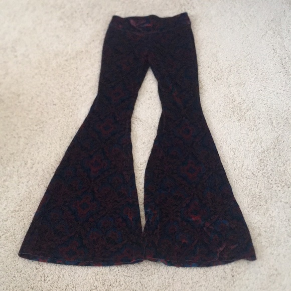 Free People Pants - Velvet Bell bottoms